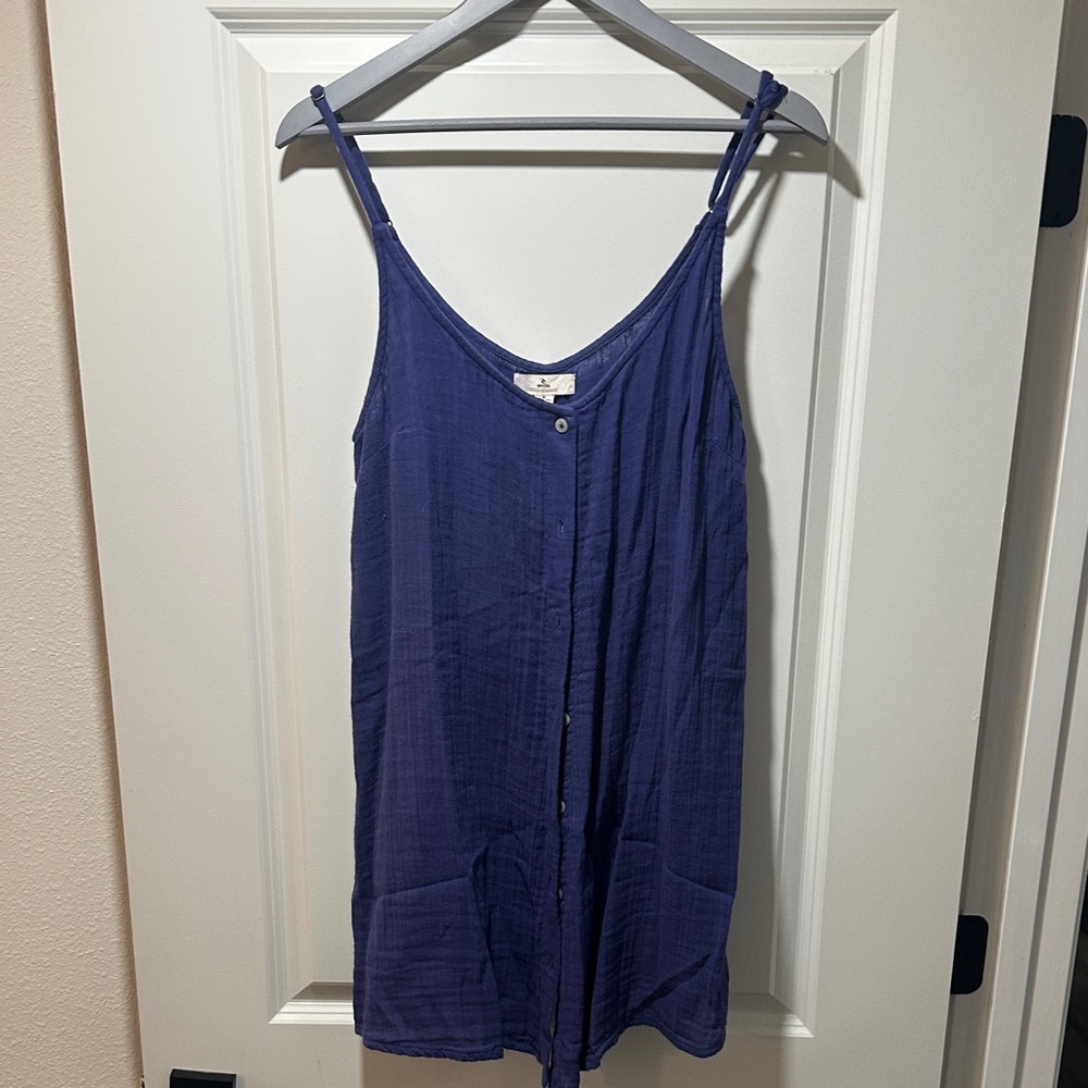 Women's Purple Sleeveless Beach